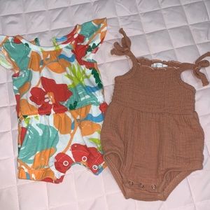 2 piece set, rompers